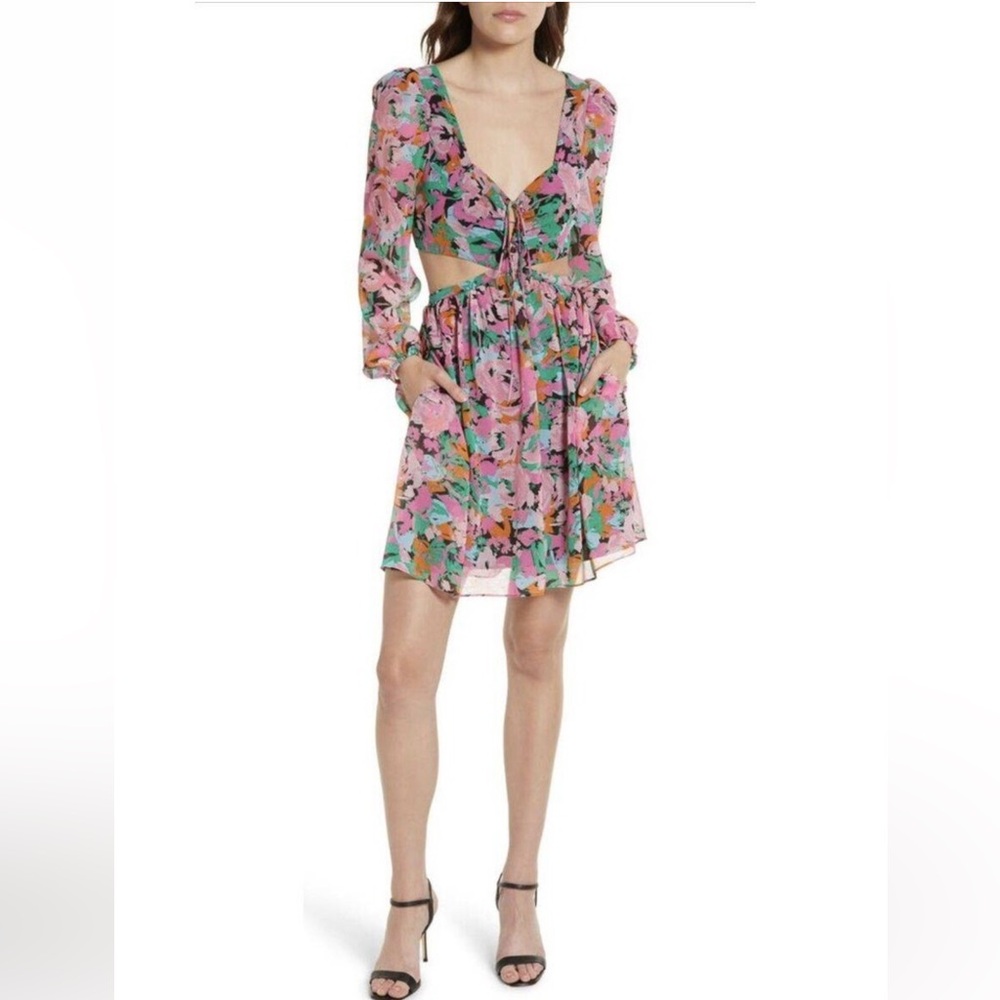 Charles Henry Cut out Dress